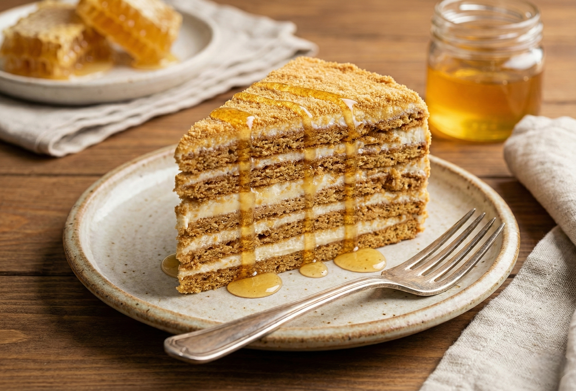 Medovik Honey Cake