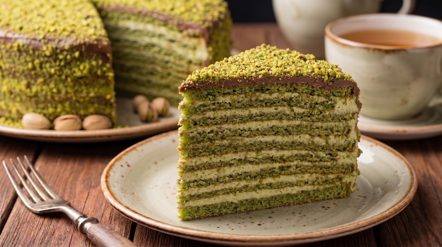 Medovik Pistachio