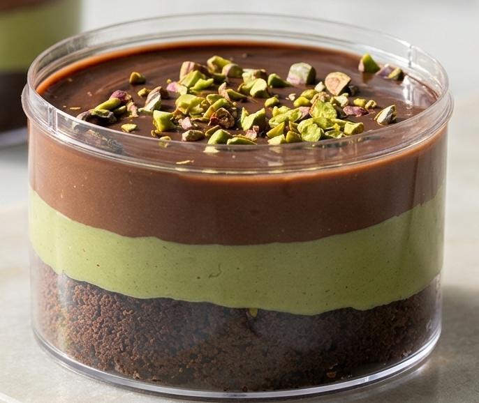 Kunafa Pistachio Brownie Tub